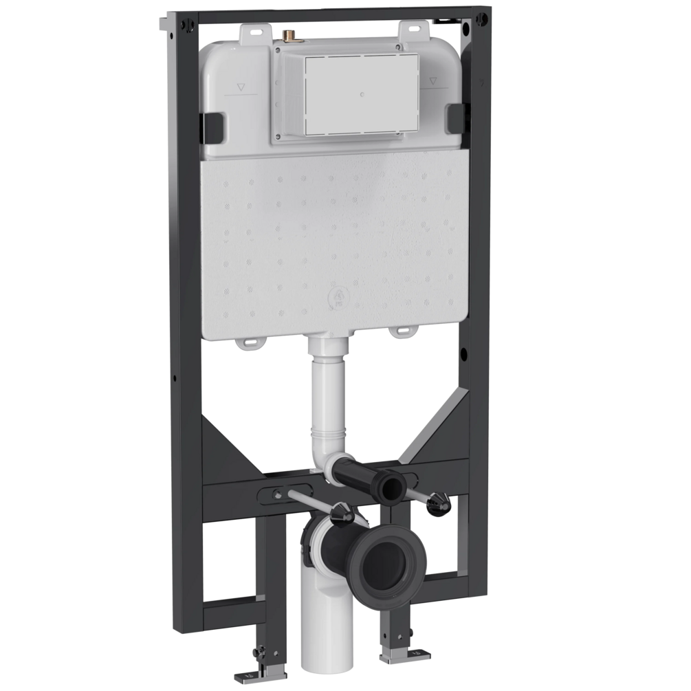Crosswater 1.14m Ultra Slim Wall Hung WC Support Frame
